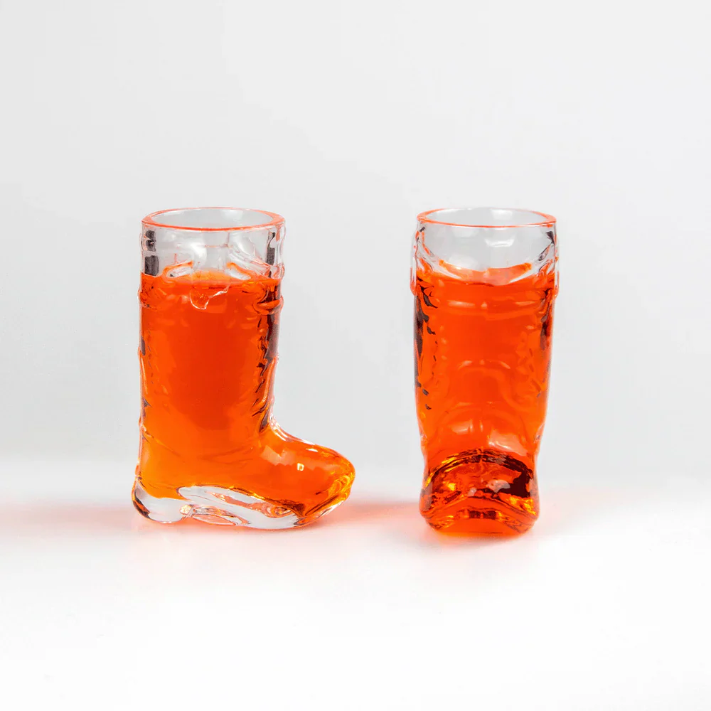 GLASS COWBOY BOOT SHOT GLASSES - 2Pk - Image 3