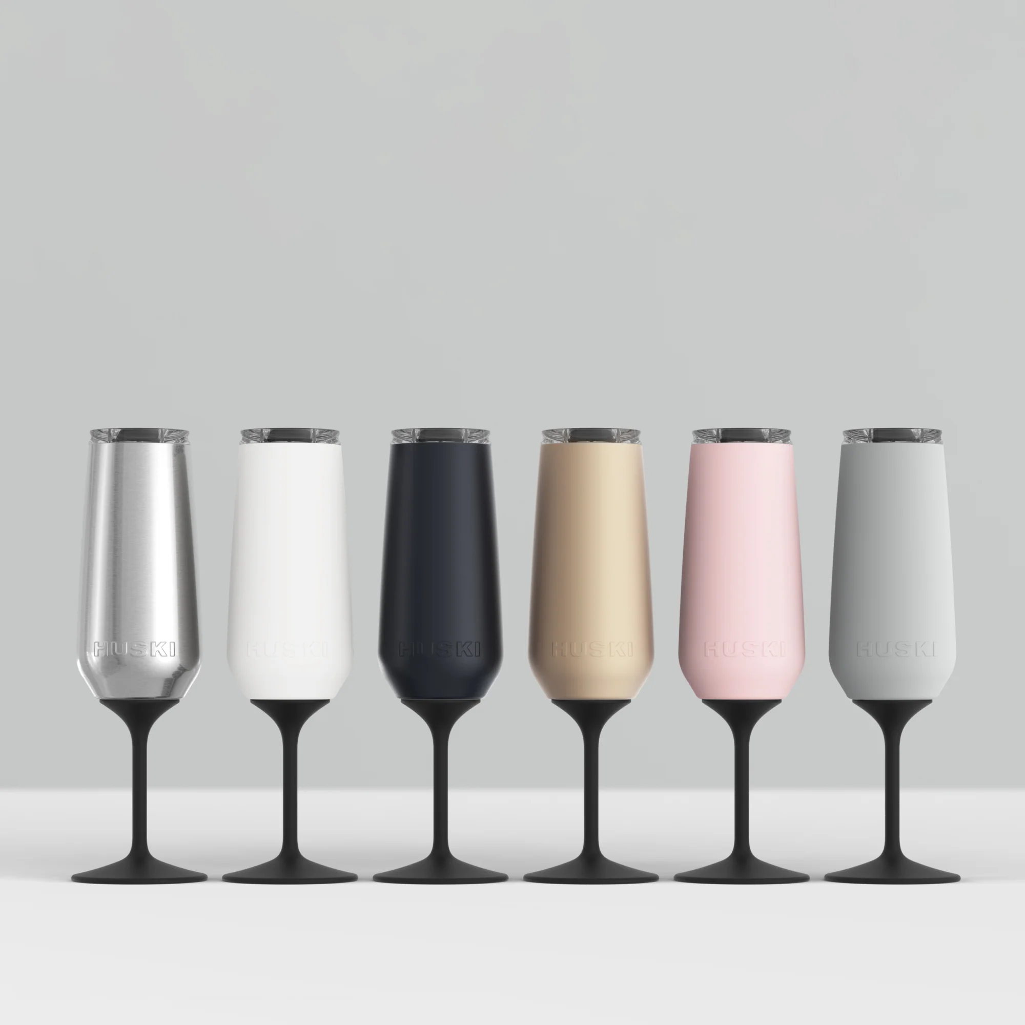 Huski Champagne Flute - White - Image 4