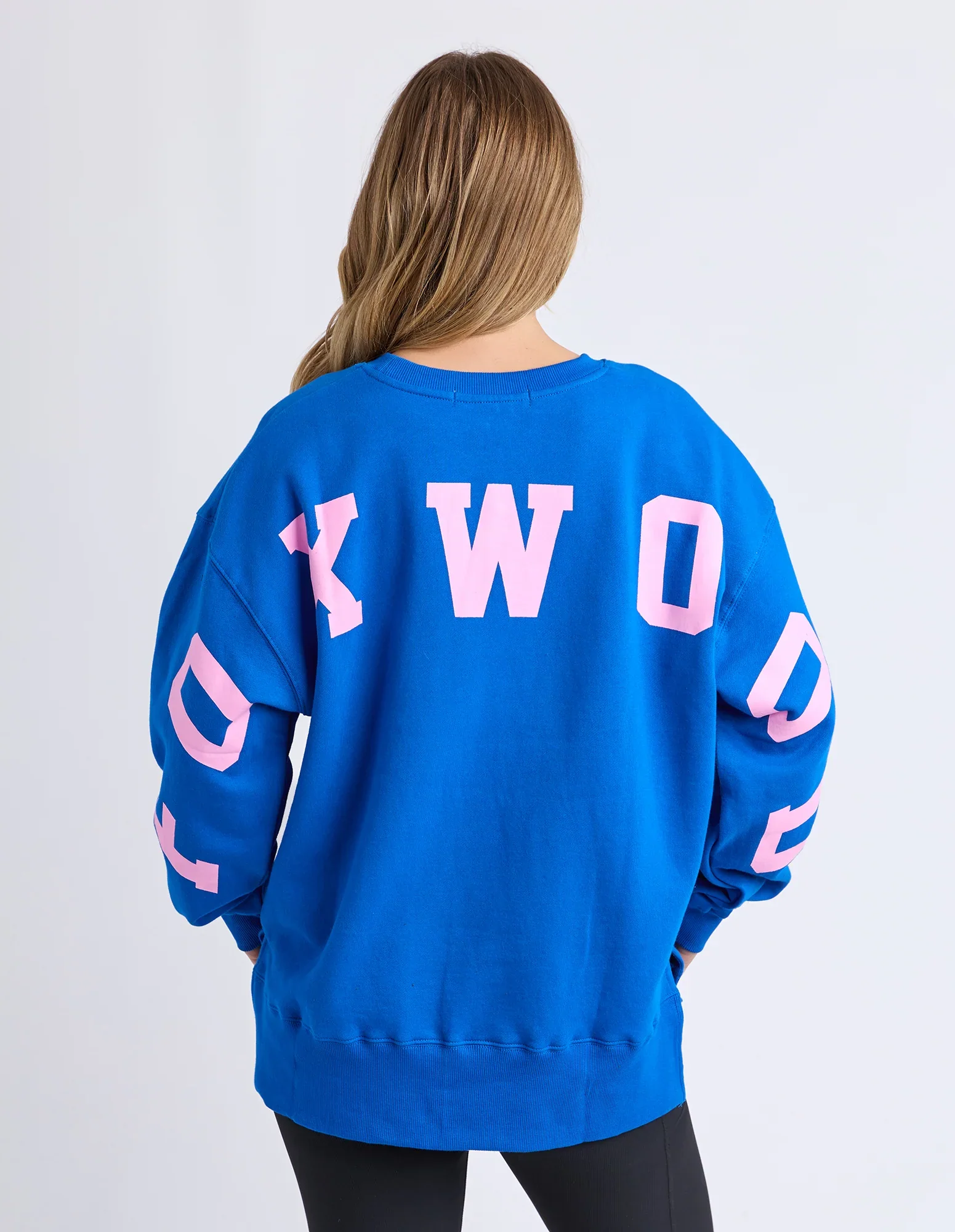Interval Crew - Cobalt/Neon Pink - Image 2