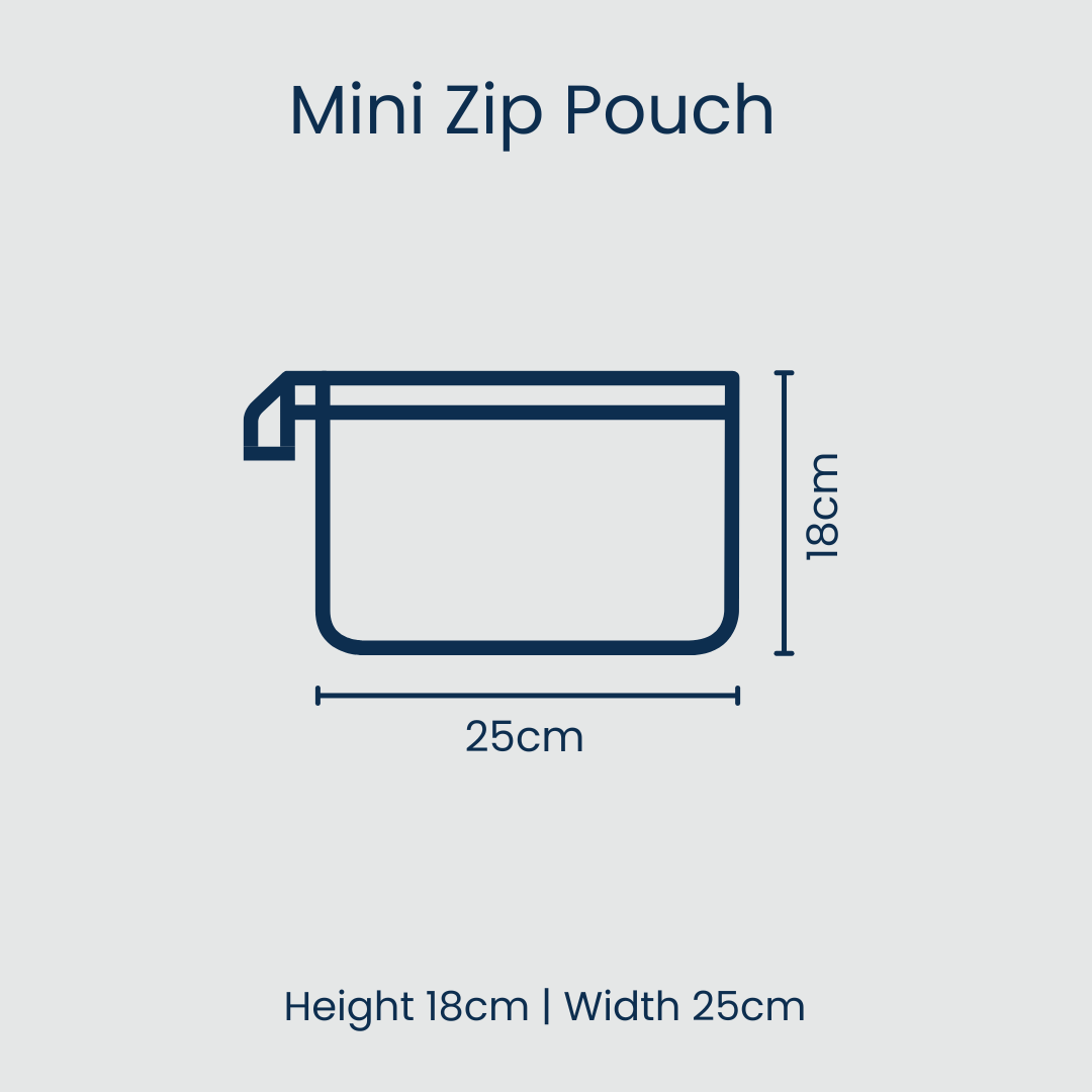 Mini Zip Pouch – Rugby Stripe - Image 3