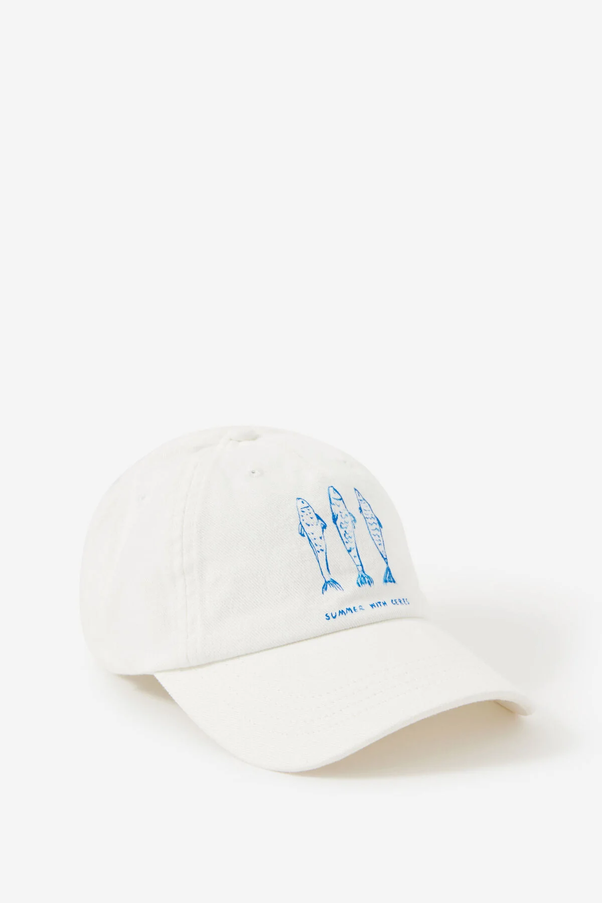 Pip Everyday Cap - White/Summer Fish - Image 7