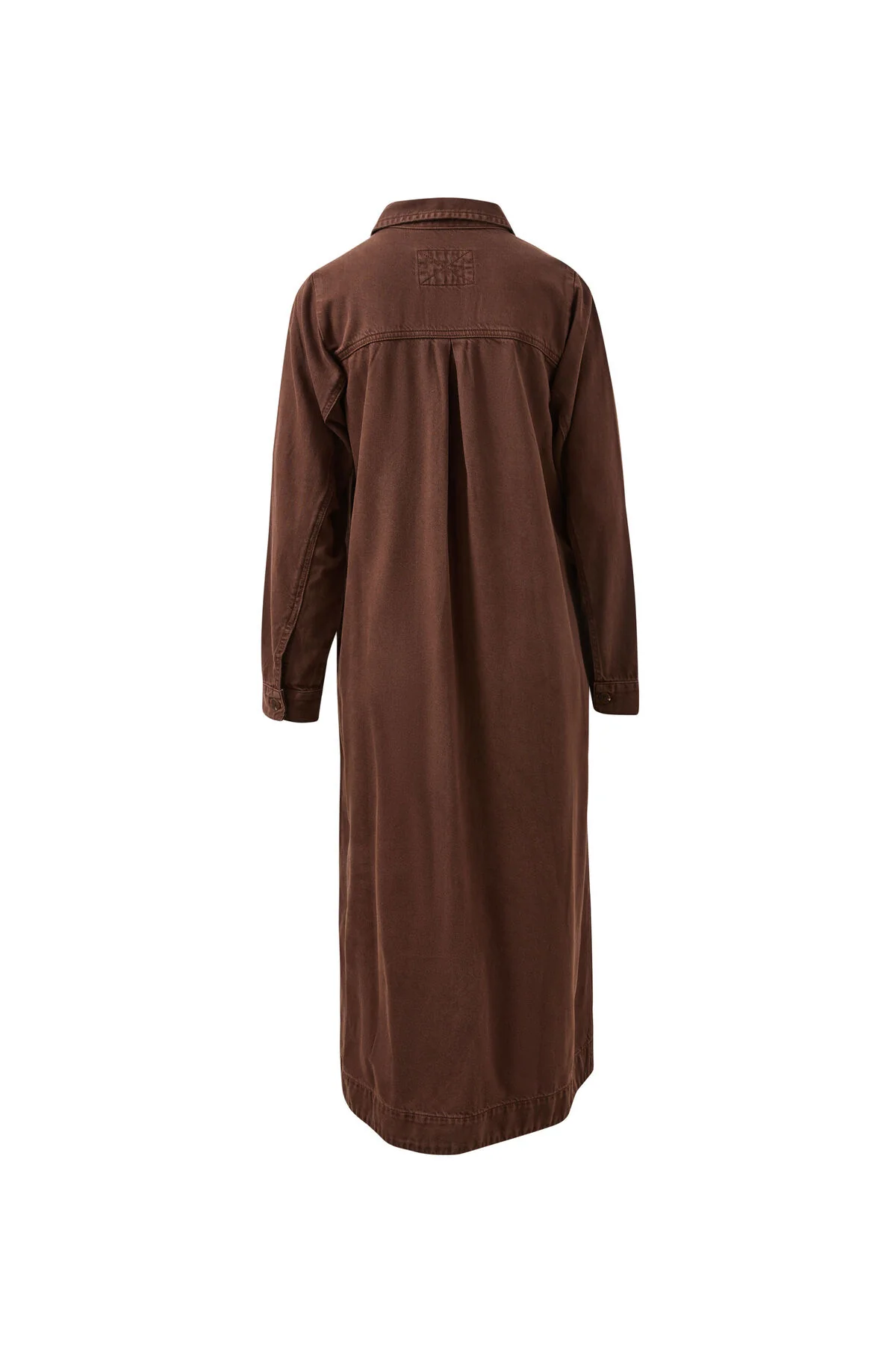 Rae Long Sleeve Midi Dress - Chocolate - Image 3