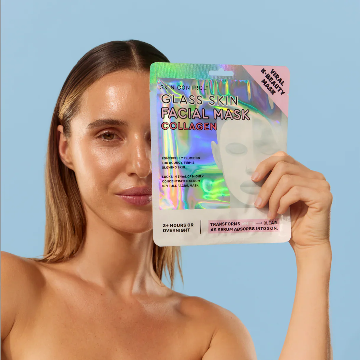 Viral Glass Skin Facial Mask - Collagen - Image 3